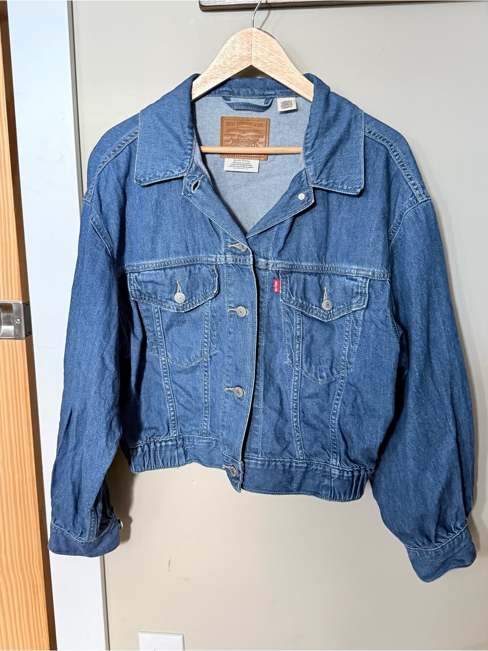 Levi's Women's Medium Blue Denim Trucker Jacket
